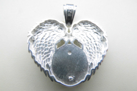 Zilveren adelaar - leeuw hanger.