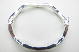 Zilveren armband zigzag.
