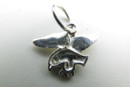 Zilveren adelaartje hanger.