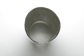 Zilveren hamerslag ring.