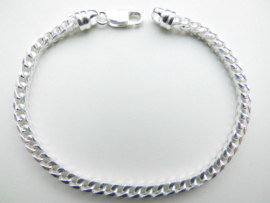 Zilveren vossestaart bracelet. (Foxtail)