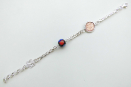 Zilveren alakondre bracelet.