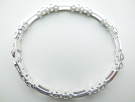 Zilveren bracelet.