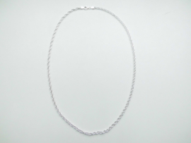 Zilveren tarate ketting. ( 60 cm)