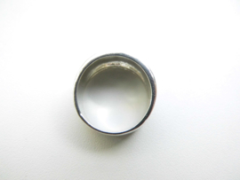 Zilveren fantasie ring.
