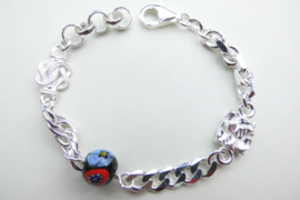 Zilveren alakondre bracelet.