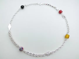 Zilveren alakondre ketting (50 cm)