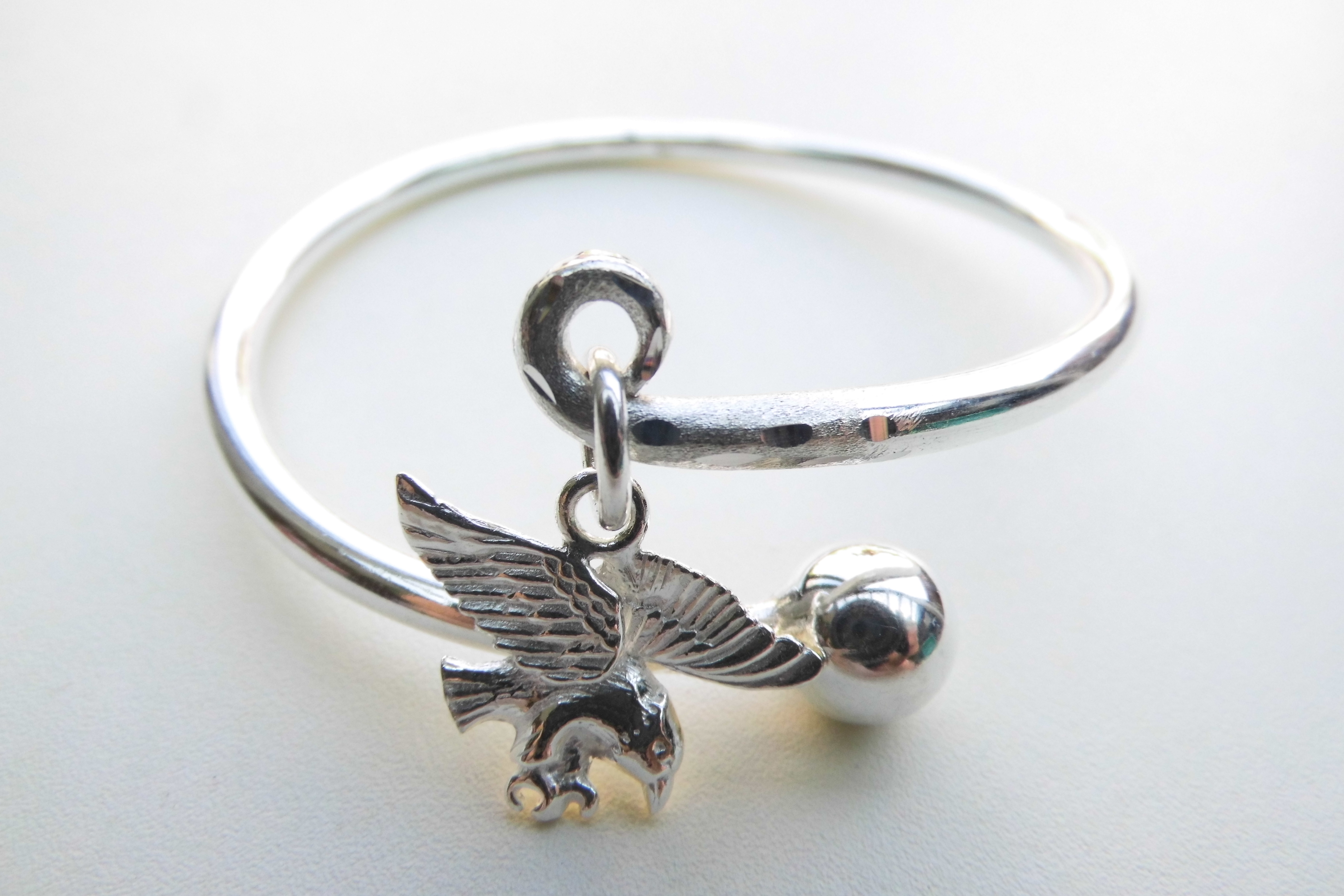 Zilveren Opete boei armband.