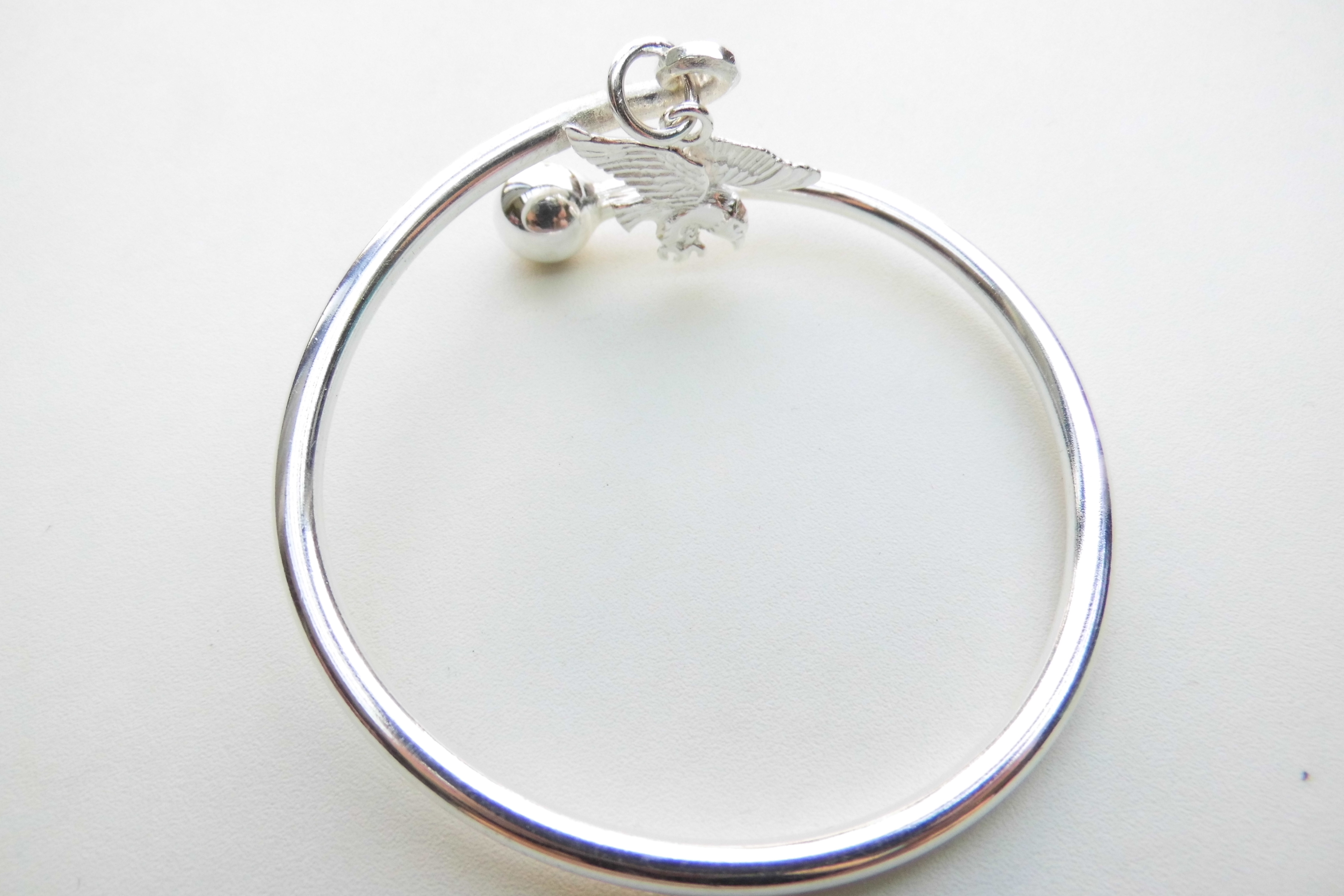 Zilveren Opete boei armband.