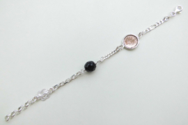 Zilveren alakondre bracelet.