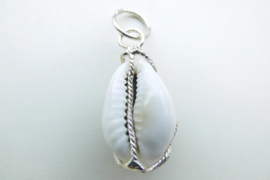 Zilveren pa moni hanger. (medium)