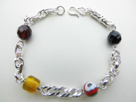 Zilveren alakondre bracelet.