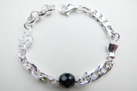 Zilveren alakondre bracelet.