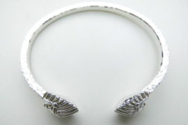 Exclusief - Zilveren boei armband indiaan - indiaan "piet piet"