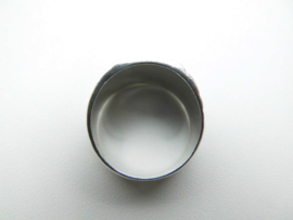 Zilveren cachet ring.