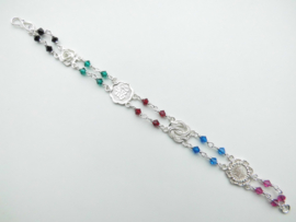 Zilveren alakondre bracelet.