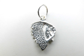 Zilveren kleine indiaan hanger.