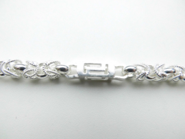 Zilveren keizer bracelet.