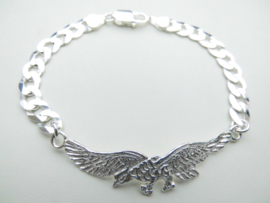 Zilveren adelaar bracelet.