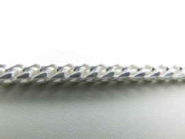 Zilveren vossestaart bracelet. (Foxtail)