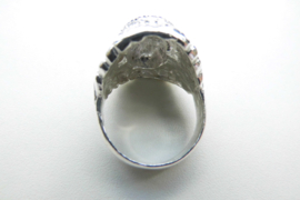 Zilveren indiaan ring.