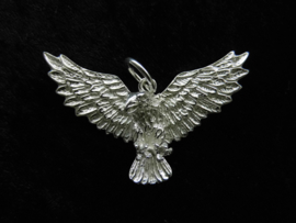 Zilveren adelaar hanger.