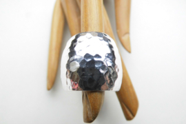 Zilveren hamerslag ring.