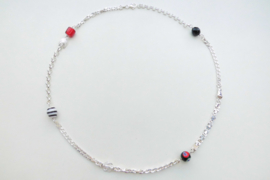 Zilveren alakondre ketting (60 cm)