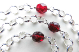 Zilveren lontai ketting (55 cm)