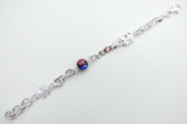 Zilveren alakondre bracelet.