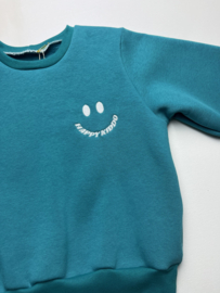 Sweater | Happy kiddo petrol