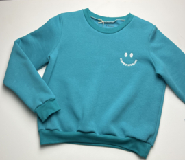 Sweater | Happy human petrol