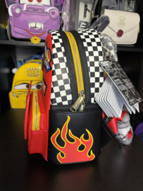 Loungefly Disney Pixar Cars Lightning McQueen Rust-eze Light-up Mini Backpack