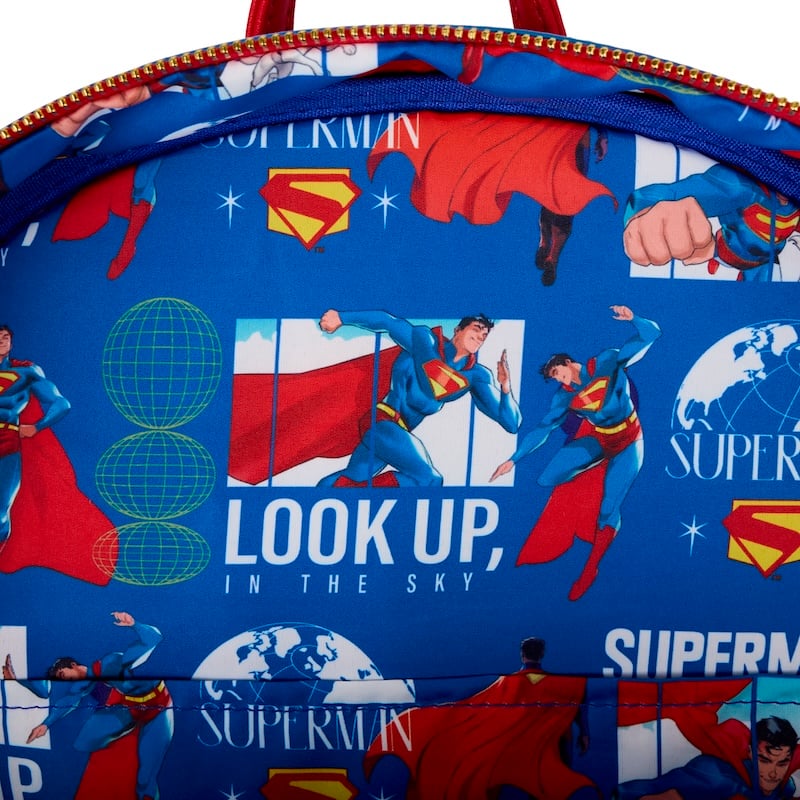 Loungefly - Superman Light Up Glow Full-Size Backpack