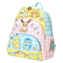 Loungefly Pokémon Cafe Checkered Print Mini Backpack