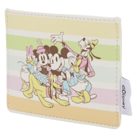 Loungefly Disney - Mickey and Friends Rainbow Stripes Card holder