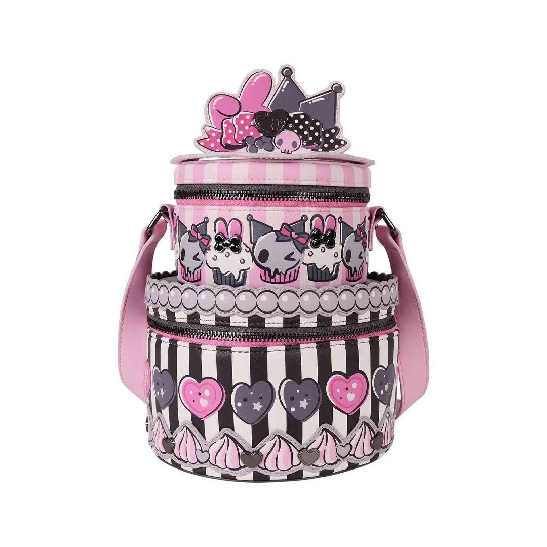 Loungefly - Sanrio - My Melody & Kuromi Figural Cake Crossbody Bag