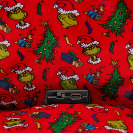 Loungefly Dr. Seuss How the Grinch Stole Christmas! Tree Light Up Plush Mini Backpack