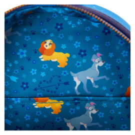 Loungefly  Disney Lady And The Tramp 70th Anniversary Mini Backpack