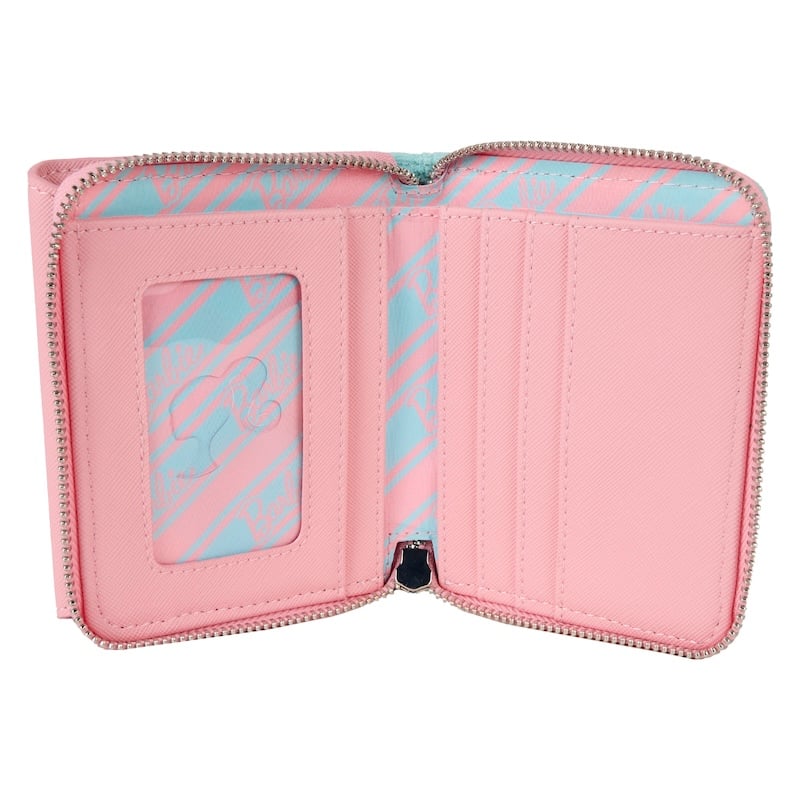 Loungefly - Mattel - Blue and pink classic Barbie Zip around Wallet