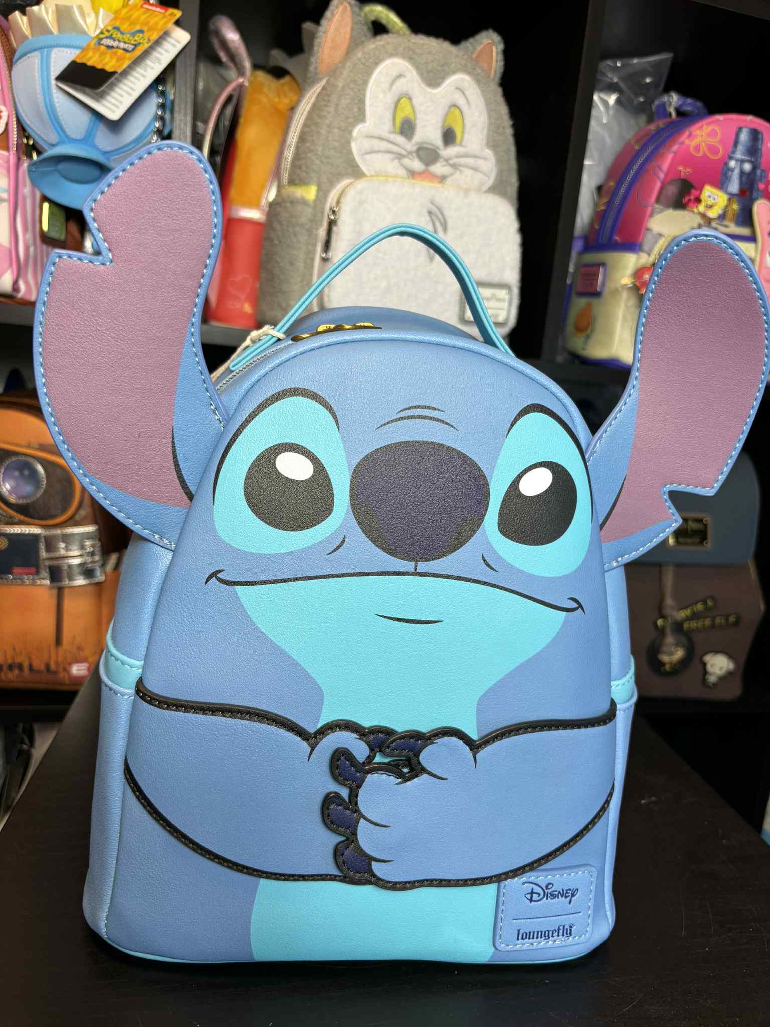 Loungefly Disney Stitch Magnetic Hands Mini Backpack