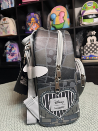 Loungefly The Nightmare Before Christmas Jack & Sally Split Heart Mini Backpack