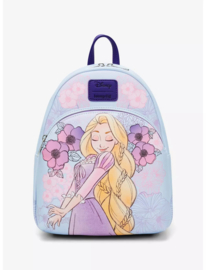 Loungefly Disney Tangled Rapunzel Pastel Flowers Mini Backpack