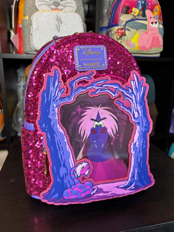 Loungefly - Disney -  Sword and the Stone Madam Mim Lenticular Mini Backpack
