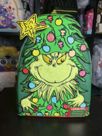 Loungefly Dr. Seuss How the Grinch Stole Christmas! Tree Light Up Plush Mini Backpack