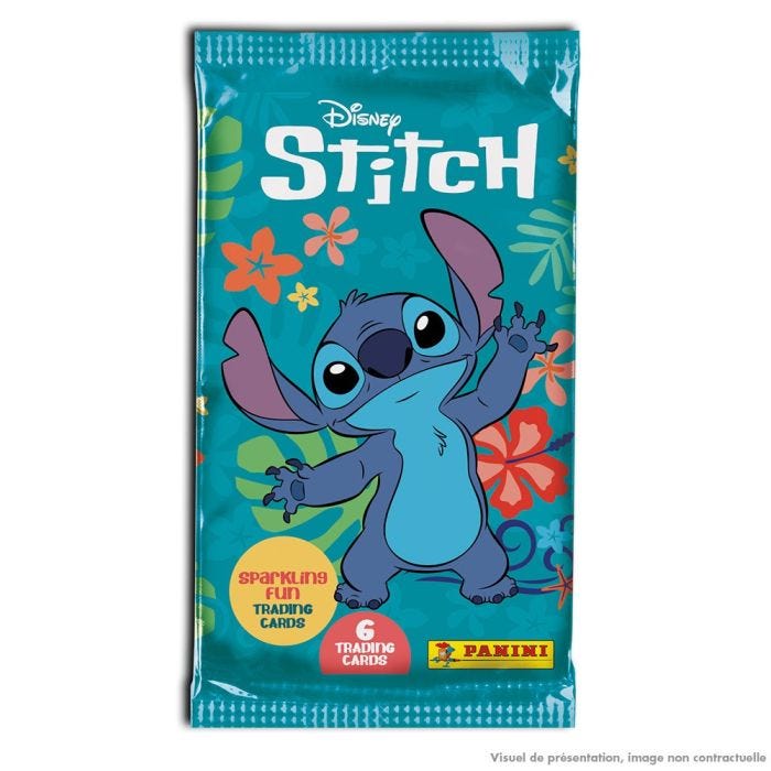 Stitch Trading Card Collection - Doosje van 24 zakjes trading cards Panini