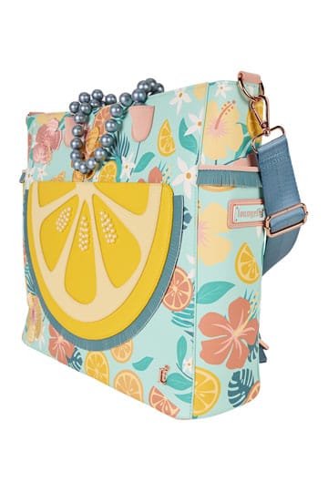 Loungefly Tropical Lemon Floral Convertible Backpack & Tote Crossbody Bag