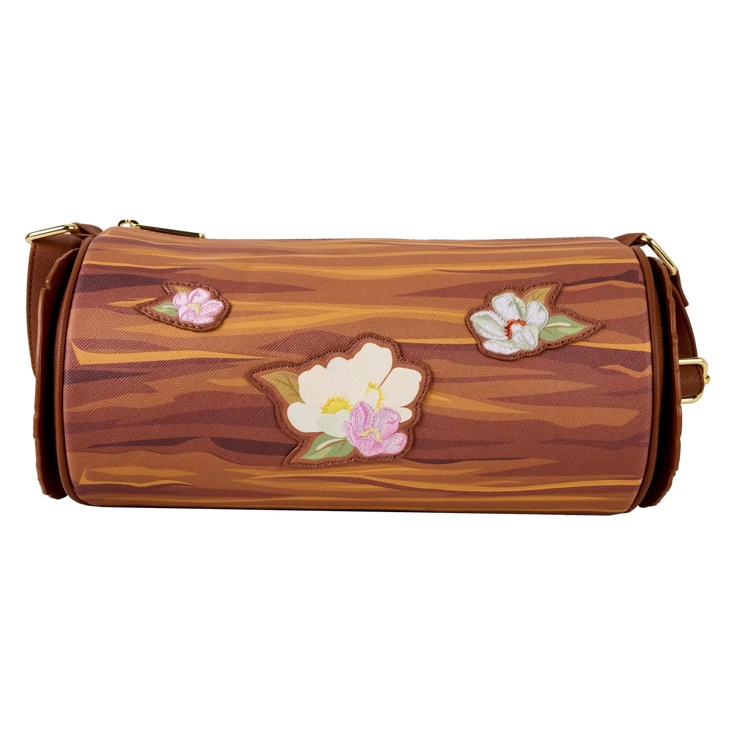 Loungefly The Fox and the Hound Forest Floral Log Figural Crossbody Bag
