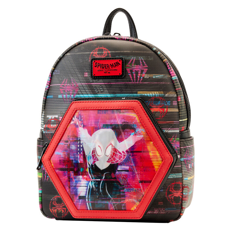Loungefly - Marvel -Spiderman Across the Spider-Verse Lenticular Mini backpack