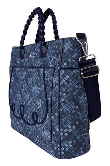 Loungefly Faux Denim Convertible Backpack & Tote Crossbody Bag